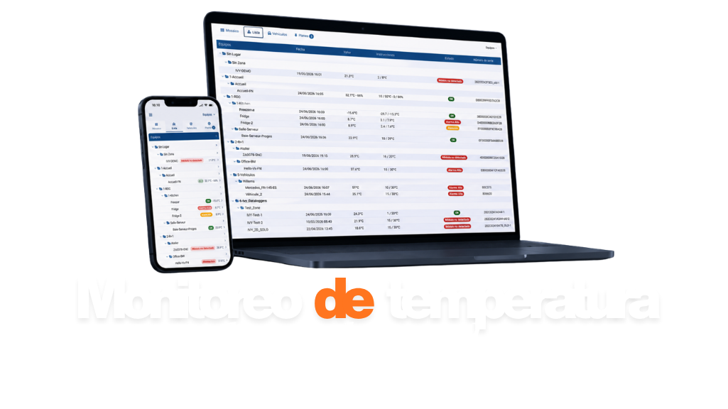 Sistema de monitoreo de temperatura Thermotrack-Webserve para cámaras frigoríficas